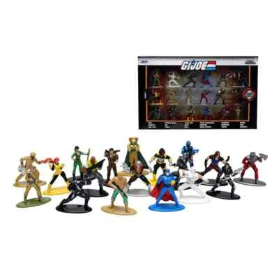 Jada Nano Metalfigs NUEVO * G.I JOE Paquete de 18 * Figuras de metal fundido a presión de 1 2/3 pulgadas Foto 1 de 4