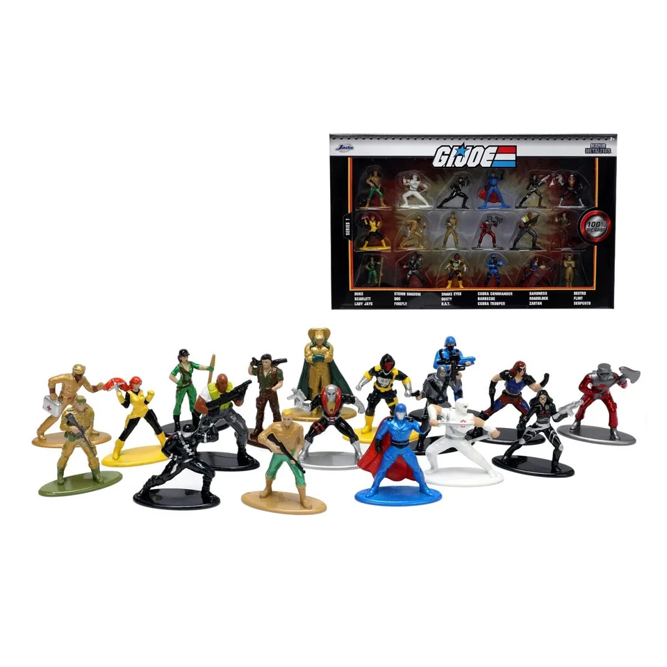 Jada Toys Nano Metalfigs Power Rangers Set of 20 Diecast Mini Figures