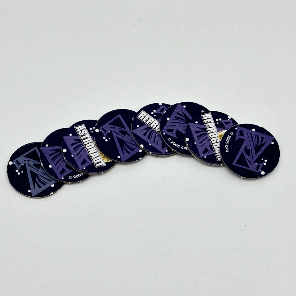 8 fichas de defensa Zathura gris 2005 piezas de repuesto piezas Foto 1 de 1