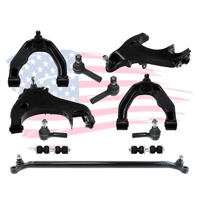 Suspension Kit for Nissan Frontier Control Arms Sway Bars Tie Rods Center Link - Image 1 of 4