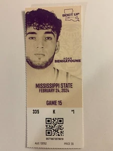 LSU TIGERS vs MISSISSIPPI STATE, FEBRUARY 24,2024, TICKET STUB - Picture 1 of 1