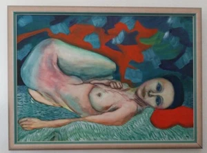 Ölgemälde Akt von Wolfgang Horn - Bild 1 von 2