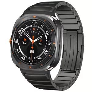 Cinturino in lega di titanio metallo per Samsung Galaxy Watch Ultra 47 mm cinturino catena orologio - Foto 1 di 14