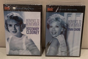 Moments to Remember DVDs: Dinah Shore + Rosemary Clooney. NEW ~ SEALED. - Picture 1 of 5