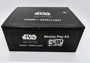 Star Wars Unlimited Spark of Rebellion Weekly Play Kit Sealed Fantasy Flight EJ1 - Picture 1 of 6