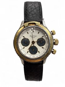 Paul Picot U-Boot Ref. 5089 36MM Chrono Blu e Bianco Dial In Perfetto stato - Imagen 1 de 10