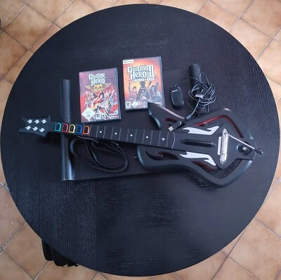 👻 Guitar Hero Warriors Of Rock PC + Adaptateur Bluetooth Microsoft + Jeux Aero - Photo 1/4