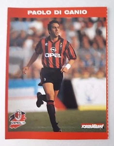 Card Calciatori Forza Milan Opel Paolo Di Canio - Picture 1 of 2