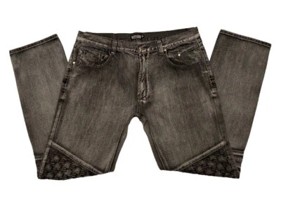 Parish Nation CPSIA 2008 Men's Gray Wash Straight Leg Denim Jeans Size 38x33 - Image 1 of 4