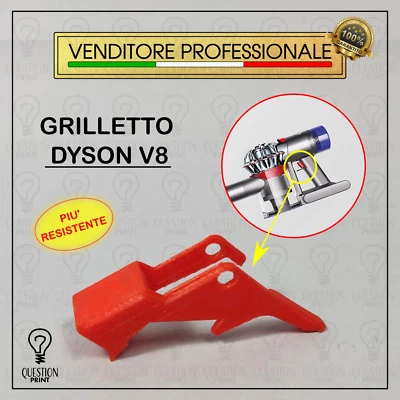 PULSANTE RICAMBIO ASPIRAPOLVERE DYSON V8 GRILLETTO LEVETTA DYSON