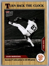 2020 Topps Now Turn Back the Clock #151 Juan Marichal San Francisco Giants
