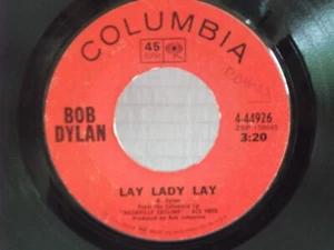 Bob Dylan,Columbia 44926,"Lay Lady Lay",US,7"45,1968 folk rock classic, Mint- - Imagen 1 de 2
