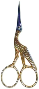 Scissors Stork Golden 9 CM - Att 2 - Gold - Picture 1 of 1