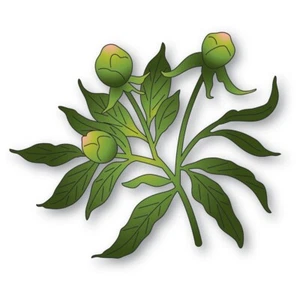 Caja de memoria Peony Bud Trio troquel artesanal - Imagen 1 de 1