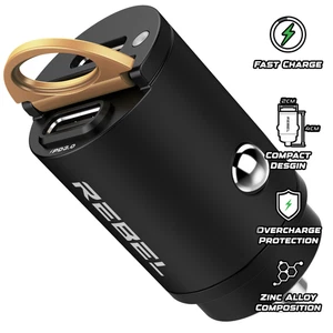 12V / 24V Dual 65W USB C Fast Charging Adapter Cigarette Lighter Car Charger - Picture 1 of 6