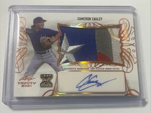2021 Leaf Trinity Cameron Cauley RPA 🔥🔥Patch Auto 1st On Print #PA-CC2 - Picture 1 of 2