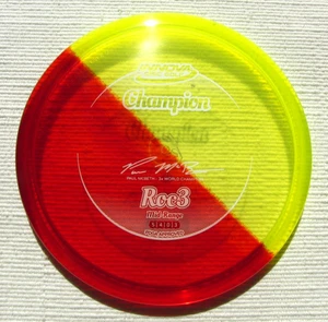 Innova Paul McBeth 3X Champion Roc3 - BBD Red 50/50 Dye - Penned Shallow 168G - Picture 1 of 4