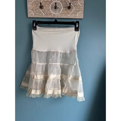 Vintage Little Wonder White Kids Mesh Undergarmet Slip Skirt - Image 1 of 4