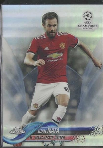 2017-18 Topps cromo UCL refractor Juan Mata #47 - Imagen 1 de 2