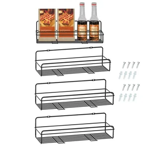 Spice Rack Holders Organizer for Wall Mount,Hanging Spice Shelf Storage Racks... - Foto 1 di 7