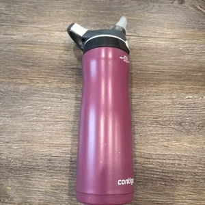Gebrauchte Contigo Edelstahl Wasserflasche 20oz Autoseal Rosa Farbe - Bild 1 von 14