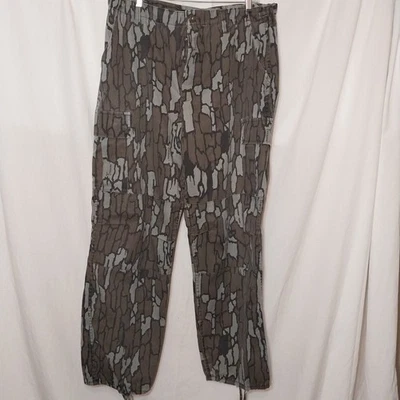 Vintage 90's Winchester Tree Bark Camo Men's Fly Button Up Hunting Pants Size 38 - Image 1 of 4