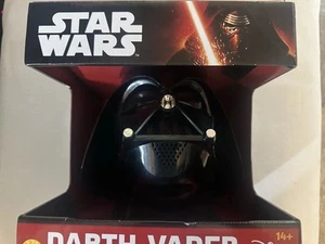 2015 Rubies 2-Piece Darth Vader Mask - Star Wars - Pre-Owned! DISNEY - Picture 1 of 6