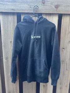 2008 Supreme Black Box Logo Hoodie - Picture 1 of 8