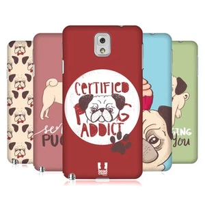 HEAD CASE DESIGNS PUG PRINTS HARD BACK CASE FOR SAMSUNG PHONES 2 - Picture 1 of 12