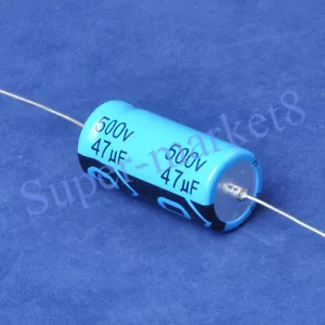 10 piezas condensador electrolítico axial 47uf 500V amplificador de tubo polarizado hazlo tú mismo piezas - Imagen 1 de 2