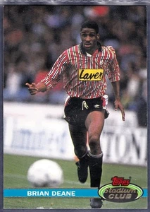 TOPPS 1992 STADIUM CLUB-#019-SHEFFIELD UNITED-DONCASTER ROVERS-BRIAN DEANE - Imagen 1 de 1