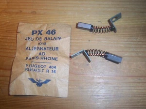Coals Px 46 For ALTERNATEUR12V Paris Rhone Peugeot 404 Inj Renault R16TS - Picture 1 of 2