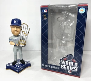 Ben Zobrist Bobblehead World Series 2015 Trophy Kansas City Royals FOCO Cubs - Picture 1 of 19