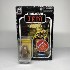 Star Wars Retro Collection Wicket W. Warrick 40th Return Of The Jedi MOC