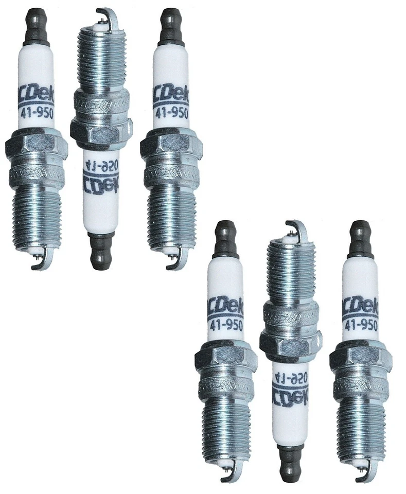 Juego de 6 bujías profesionales AcDelco para Mazda B3000 2006-2008 3,0 L V6 Foto 1 de 1