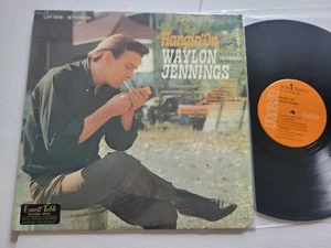 WAYLON JENNINGS - Hangin' On 1968 OUTLAW COUNTRY Honky Tonk IN SHRINK (Lp) - Picture 1 of 5
