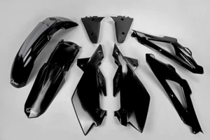 HUSQVARNA TE TC 250 310 450 510 PLASTIC KIT 2005 2006 2007 5 PCS BLACK COLOR - Picture 1 of 1