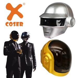 Casque punk Xcoser 1:1 Daft Thomas DJ masque de bande dessinée accessoires de cosplay réplique Halloween
