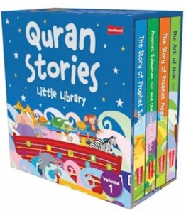 QURAN STORIES - LITTLE LIBRARY - VOL.1 (4 BOARD BOOKS SET) - Imagen 1 de 5