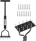 Lawn Spike Aerator Lawn Aerator, Manual Soil Aerating Tool with 15 Pieces