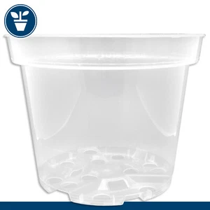 1 x vaso per orchidee trasparente Ø 21 x 17 cm vaso per fiori vaso per colture vaso per piante - Foto 1 di 2