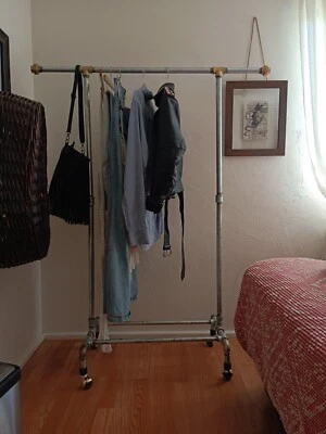 Industrial Garment Rack  - Image 1 of 4