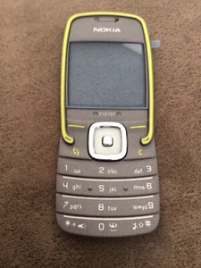 GENUINE ORIGINAL NOKIA 5500 FRONT LENS WINDOW & RUBBER KEYPAD ASSEMBLY - GREY - Picture 1 of 3
