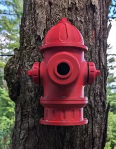 Fire Hydrant Bird House - Picture 1 of 3