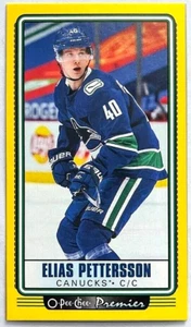 2021-22 O-Pee-Chee OPC Premier Tallboys Yellow Elias Pettersson #P30 | Canucks - Bild 1 von 1