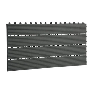 WPC Terrassenfliesen Bodenbelag Holzoptik 6 Stück Fliesen 60 × 30 cm Rechteckig - Bild 1 von 17