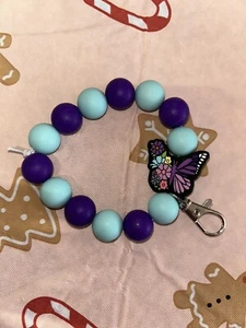 silicone bead key chain wristlet - Picture 1 of 2
