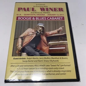 NEW Paul Winer in Concert Boogie & Blues Cabaret DVD 2011 Sweet Pie Songs Music - Picture 1 of 14