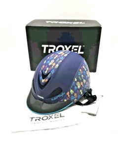 Casco Fallon Taylor Navy Dreamcatcher Performance 04-408M nuovo con scatola taglia media - Foto 1 di 18