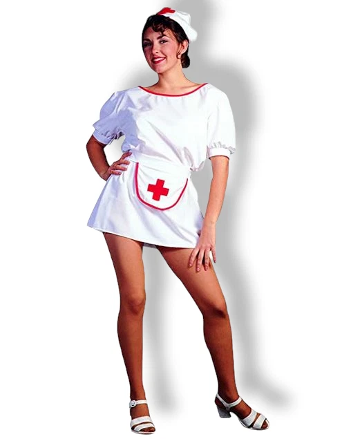 Disfraces RG Enfermera Sexy, Blanco, Talla Única Foto 1 de 4